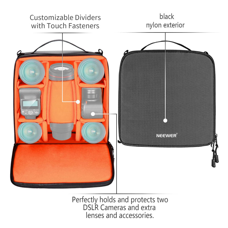 NEEWER كاميرا  حافظة  كاميرا  حافظة برتقالي