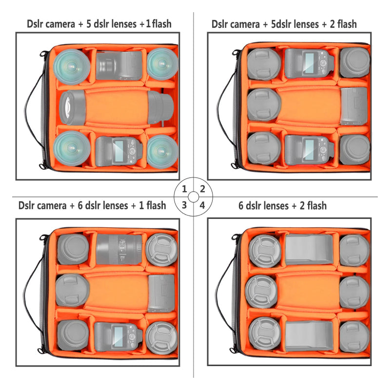 NEEWER كاميرا  حافظة  كاميرا  حافظة برتقالي