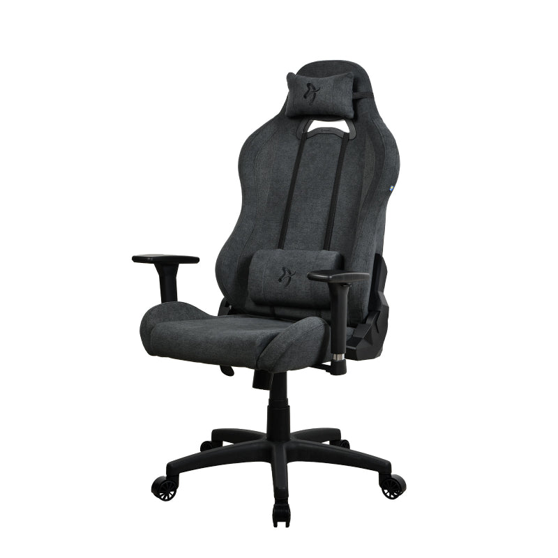 Arozzi Torretta Soft Fabric Gaming Chair - Dark Grey