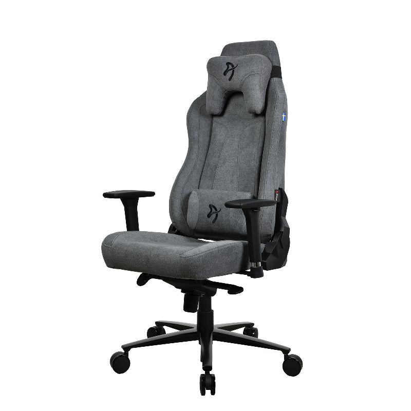 Arozzi Vernazza Soft Fabric Gaming Chair - 3D / Ash