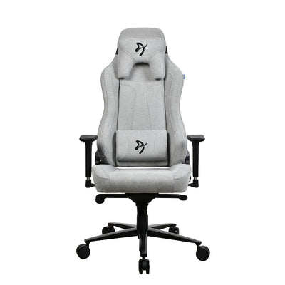 Arozzi Vernazza Soft Fabric Gaming Chair - 3D / Light Grey