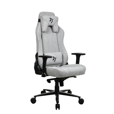 Arozzi Vernazza Soft Fabric Gaming Chair - 3D / Light Grey