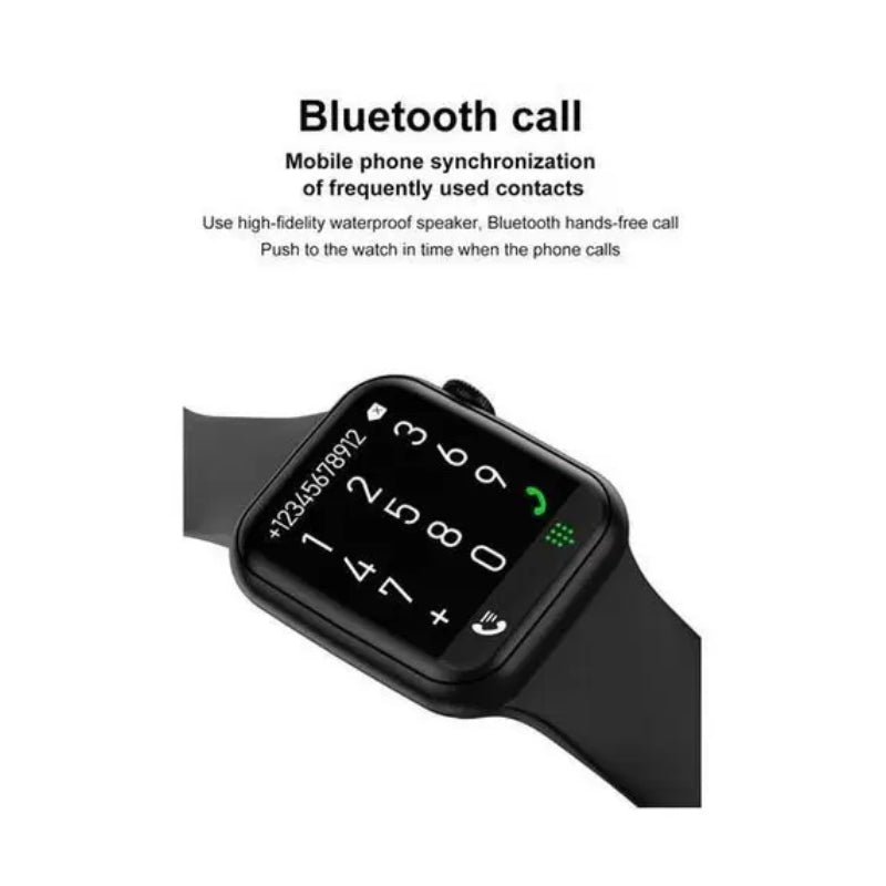 A-TEAM Smartwatch - 1.96"HD  / Bluetooth / Black