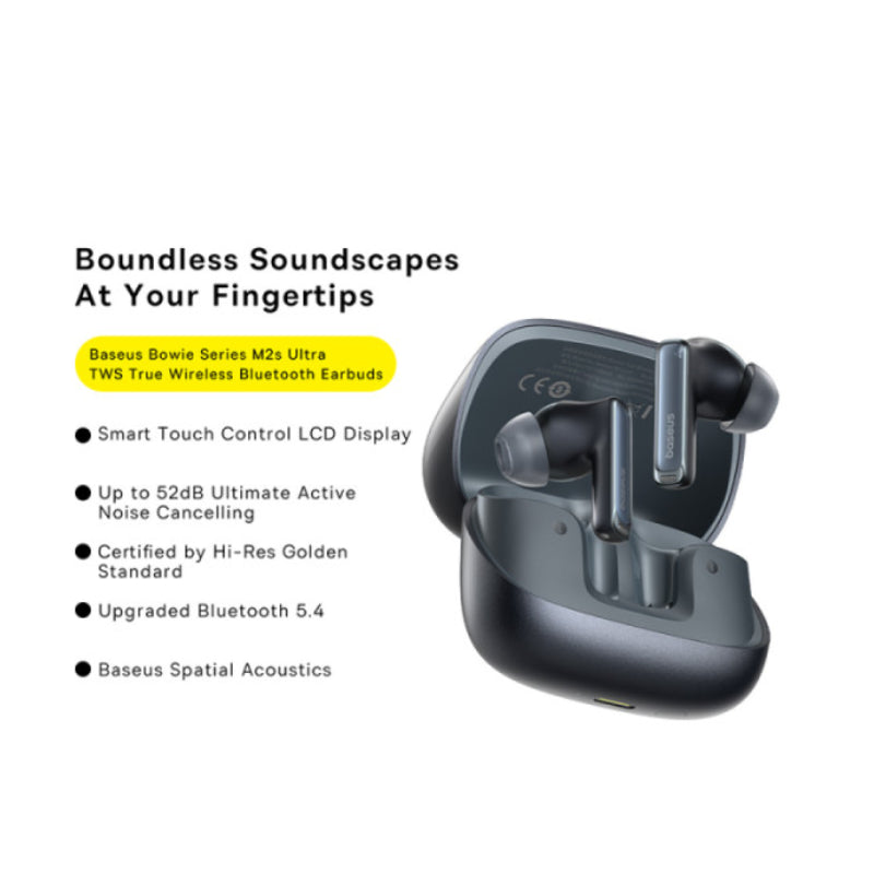 لاسلكي باسيوس M2s ألترا - 600 مللي أمبير / أسود كوزميك