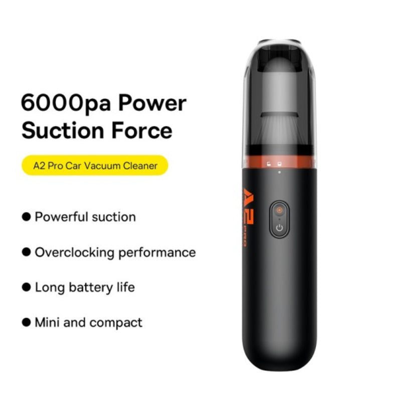 Baseus A2Pro Car Vacuum Cleaner - 6000PA / USB-C / Black