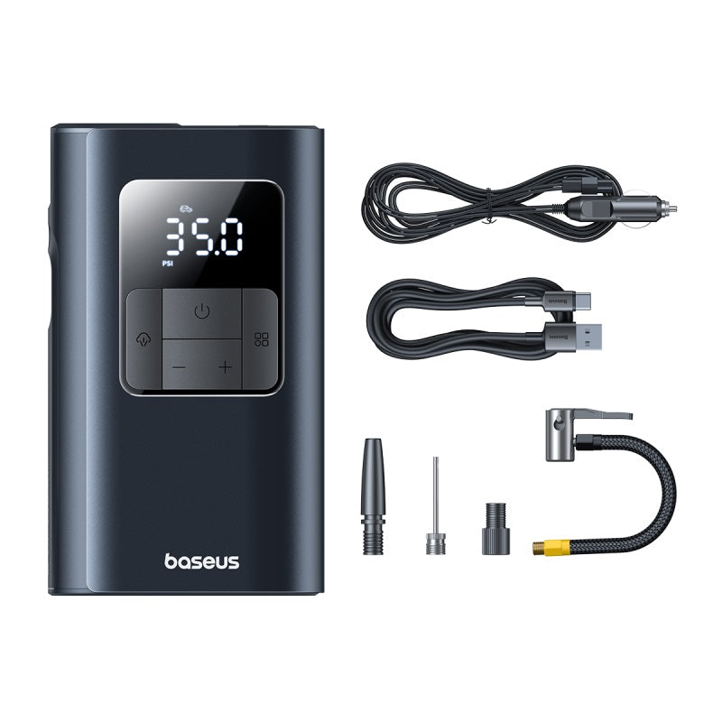 Baseus PrimeTrip VA1 2-in-1 Wired & Wireless Tire Inflator - Cosmic Black