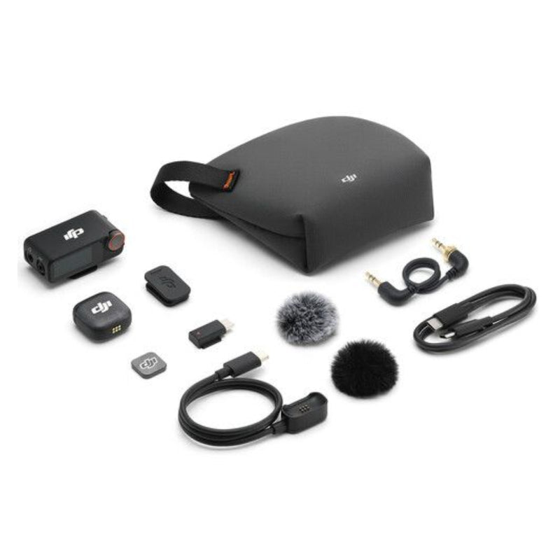 DJI Mic 3 (1 TX + 1 RX) مضغوط لاسلكي ميكروفون نظلم