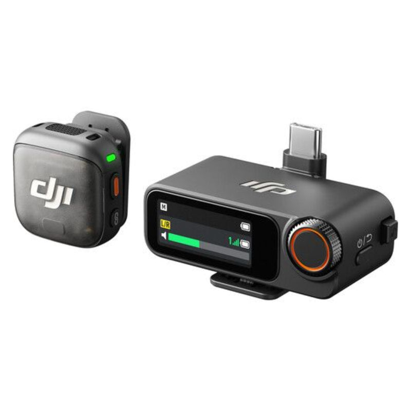 DJI Mic 3 (1 TX + 1 RX) مضغوط لاسلكي ميكروفون نظلم