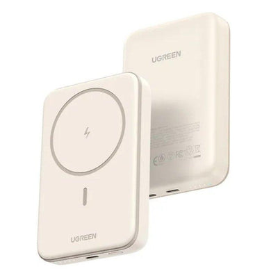 UGREEN PB561 Magnetic Wireless Power Bank - 10,000mAh / 15W / USB-C / Beige