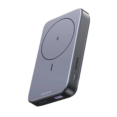 UGREEN PB206 Magnetic Wireless Power Bank - 10,000mAh / 15W / USB-C / Space Grey