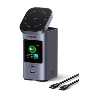 UGREEN Nexode Power Bank - 20,000mAh / 145W / USB-C / USB-A / Space Grey