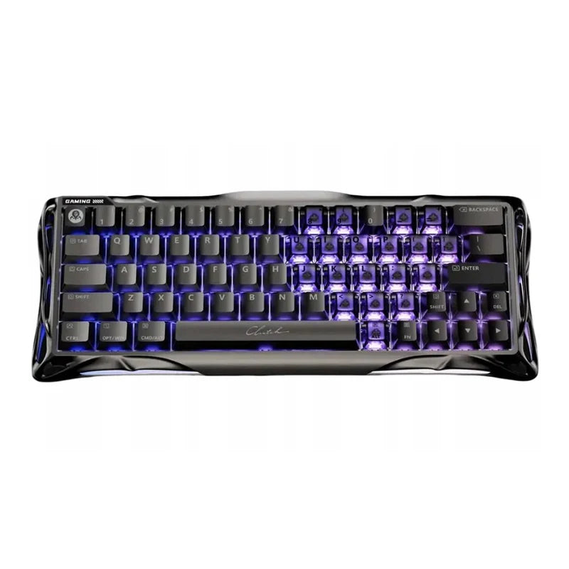 لوحة مفاتيح الألعاب  GravaStar Mercury V60Pro 60%لوحة مفاتيح مفتاح  مغناطيسي لوحة مفاتيح  بتقنية تأثير هوللوحة مفاتيح  ل أسود رمادي داكن