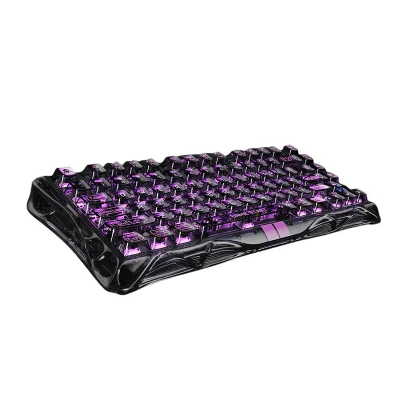 GravaStar Mercury V75 Lite 75% Hall Effect Magnetic Switch Gaming Keyboard - Transparent Black
