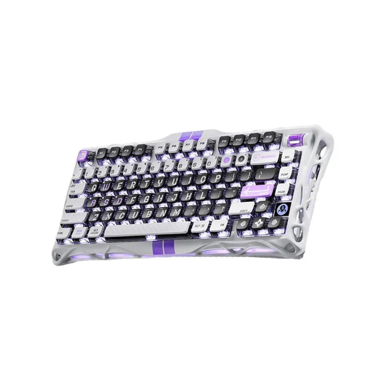 لوحة مفاتيح الألعاب  GravaStar Mercury V75 ذاتمفتاح  مغناطيسي  تعمل بتقنية تأثير هول بنسبة 75%لوحة مفاتيح  Mecha رمادي