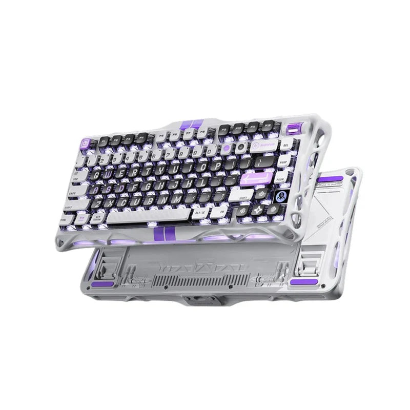 لوحة مفاتيح الألعاب  GravaStar Mercury V75 ذاتمفتاح  مغناطيسي  تعمل بتقنية تأثير هول بنسبة 75%لوحة مفاتيح  Mecha رمادي