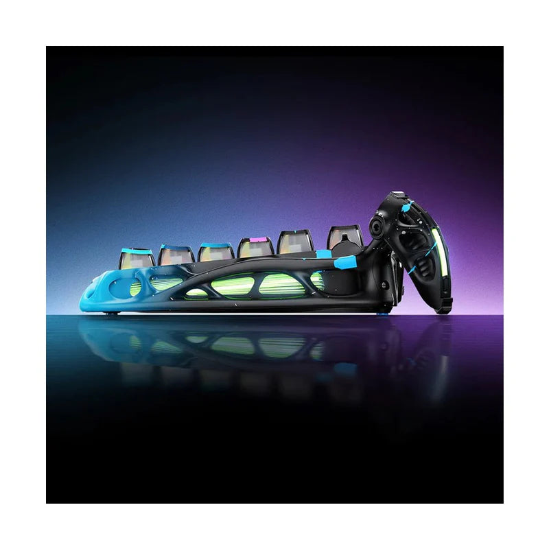 GravaStar Mercury V75 برو لوحة مفاتيح الألعاب  مغناطيسي مفتاح  بتقنية تأثير هول برو لوحة مفاتيح  Neon Graffiti