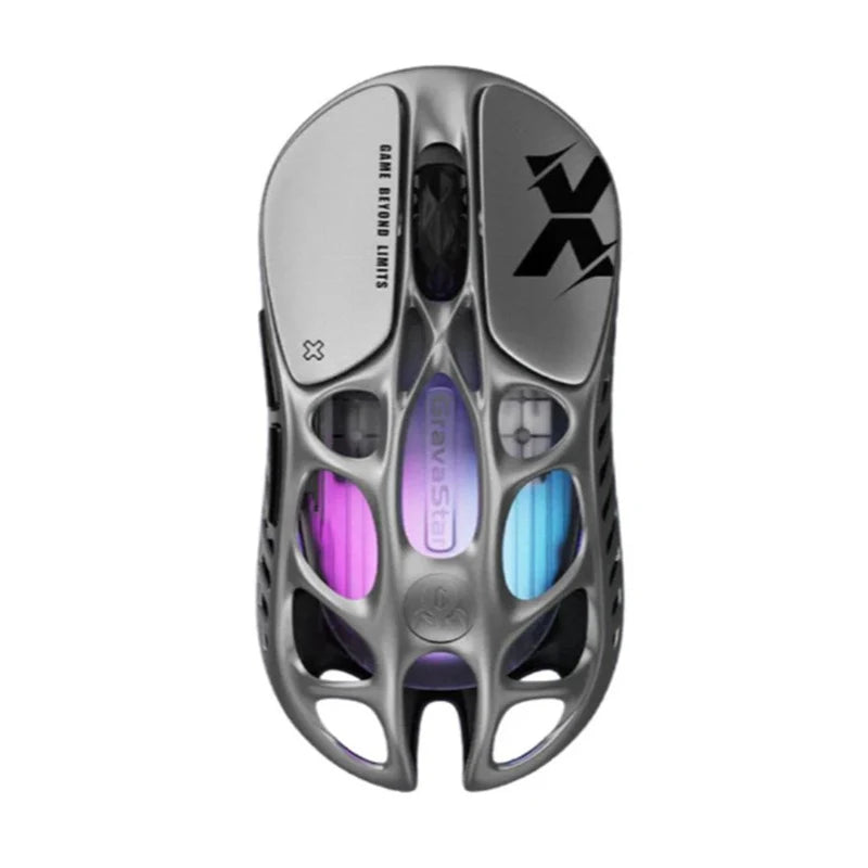 ماوس الألعاب  لاسلكي  GravaStar Mercury Xماوس  Interstellar فضي