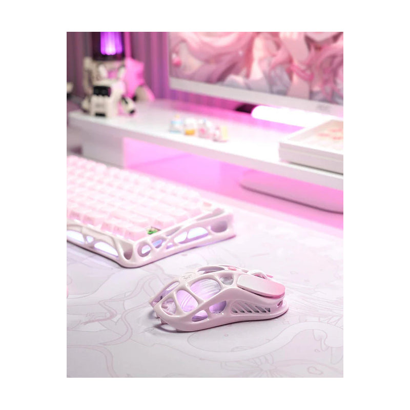 GravaStar Mercury إم1 برو لاسلكي الألعاب ماوس  Sakura اللون الوردي