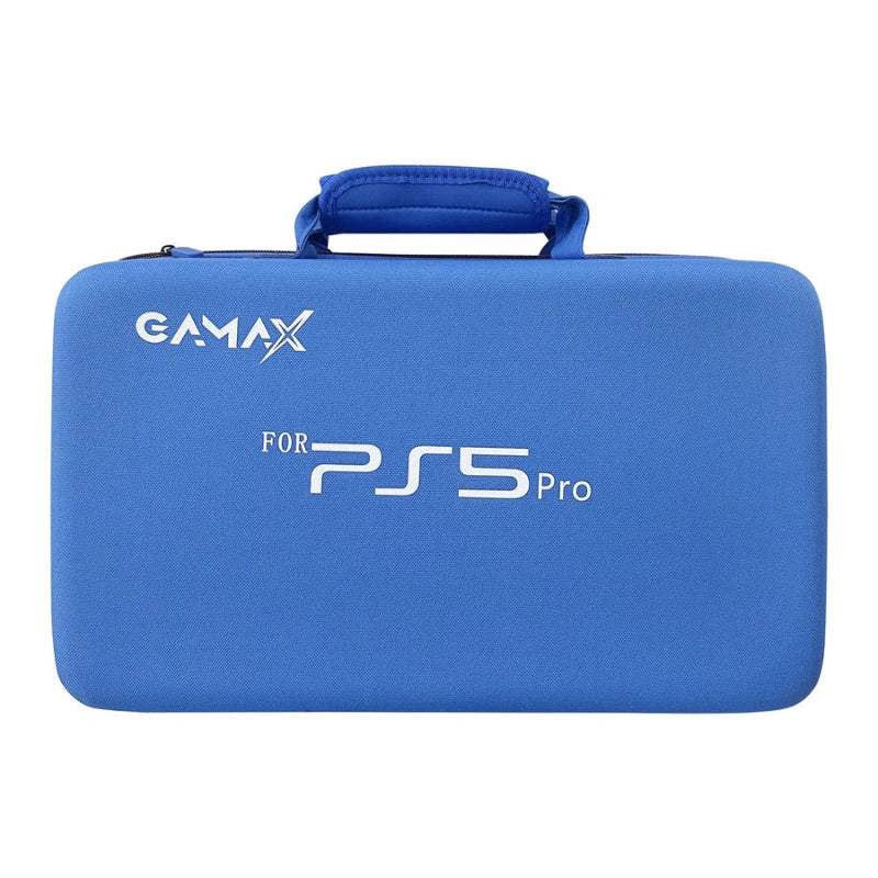 Bundle Offer - Sony PlayStation 5 Pro Digital Edition Console - 16GB / 2TB SSD / White + Gamax Storage Bag for PlayStation 5 Pro - Blue