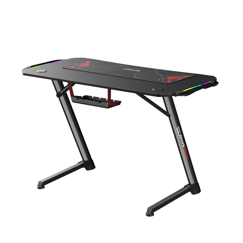 الألعاب Gamax Z5-1160 (TD-03) كربون  مع  ضوء  مع ووسادة ماوس - RGB / أسود