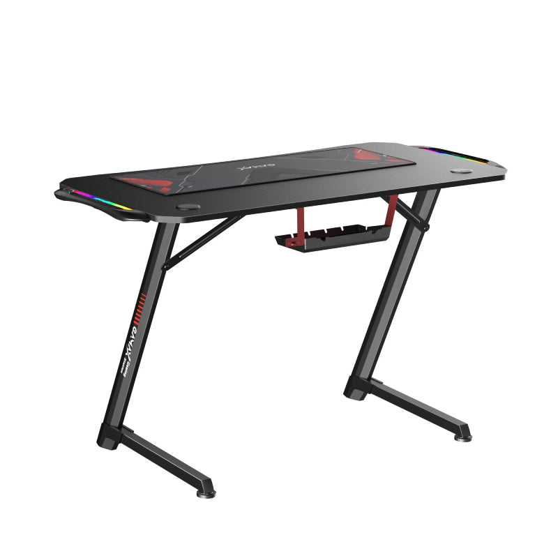 الألعاب Gamax Z5-1160 (TD-03) كربون  مع  ضوء  مع ووسادة ماوس - RGB / أسود