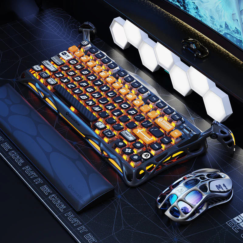 GravaStar Mercury K1 برو 75% لاسلكي Mechanical الألعاب لوحة مفاتيح  - CyberFlare