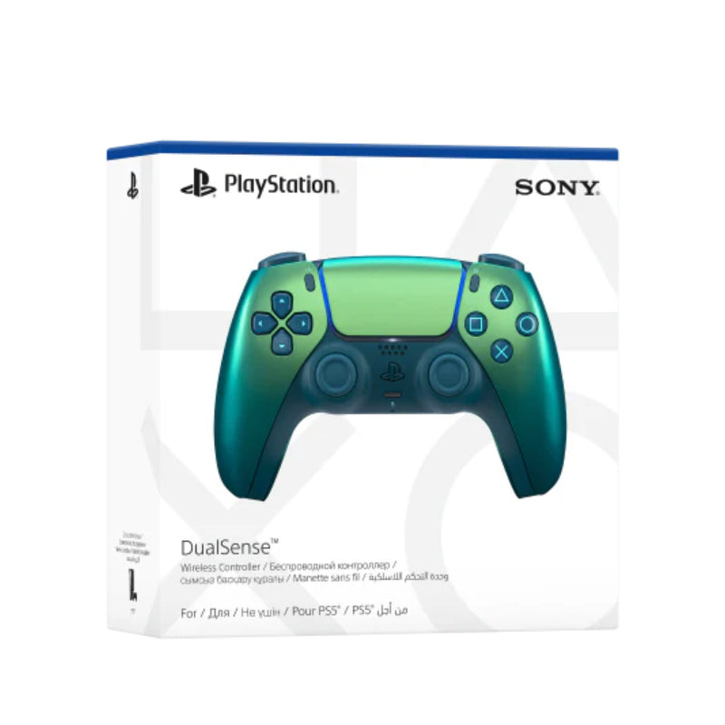 سوني PS5 DualSense لاسلكي تحكم  بلوتوث  Chroma تركواز