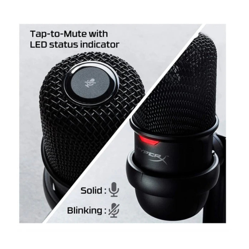 ميكروفون  HyperX SoloCast يو اس بي ميكروفون  يو اس بي/ أسود