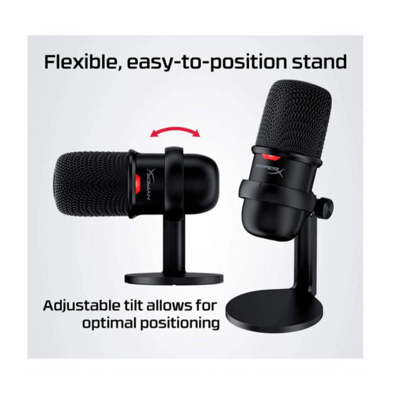 ميكروفون  HyperX SoloCast يو اس بي ميكروفون  يو اس بي/ أسود
