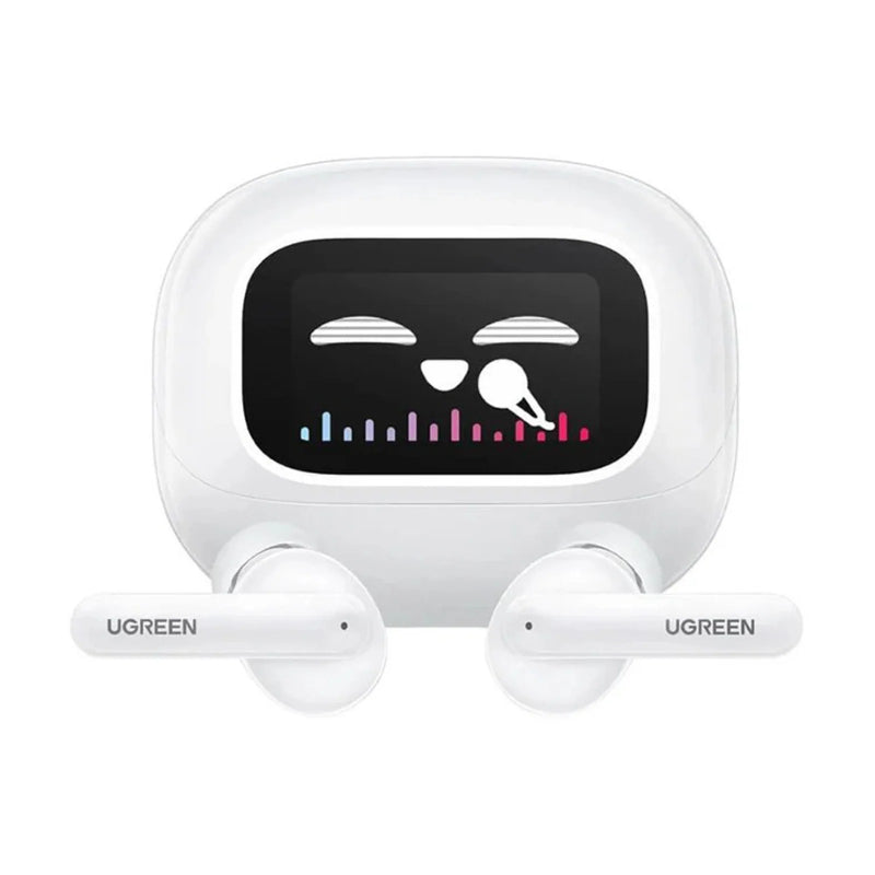سماعات الأذن يوجرين T6 Magic WS211 المزودة بتقنية إلغاء الضوضاء النشط - بلوتوث  400 مللي أمبير / أبيض