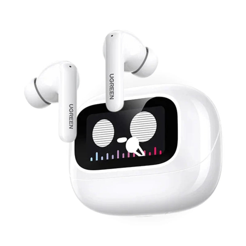 سماعات الأذن يوجرين T6 Magic WS211 المزودة بتقنية إلغاء الضوضاء النشط - بلوتوث  400 مللي أمبير / أبيض