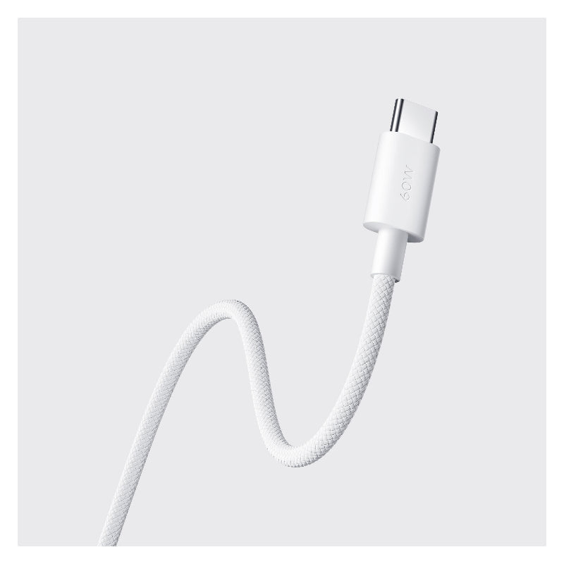 Xiaomi Braided Cable - 60W / USB-C / 1 Meter / White