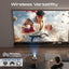 جهاز عرض  لاسلكي PROMATE 4K متوافق مع بلت-ان  ضوء RGB محيطة