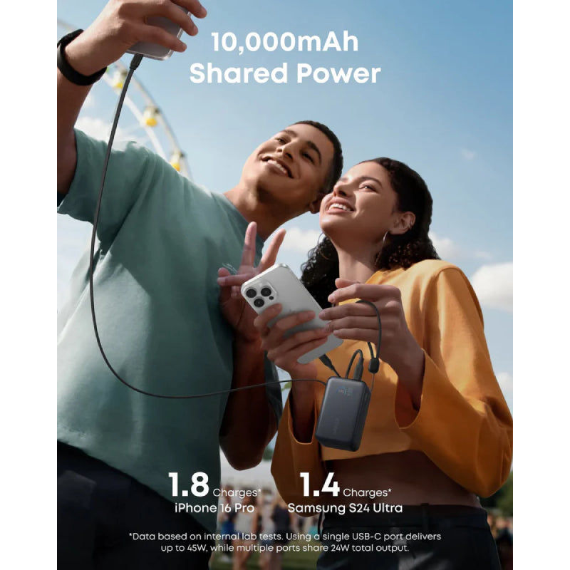 Anker Nano Power Bank - 10,000mAh / 45W / Black