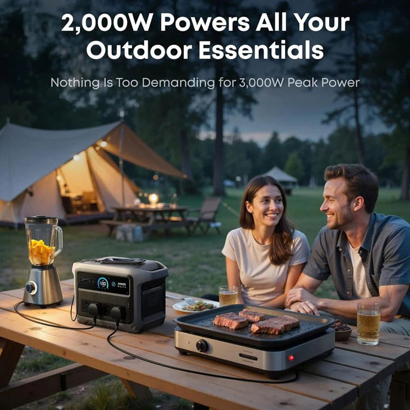 Anker SOLIX C1000 Gen 2 Portable Power Station - 1024Wh / 1550W / Gray