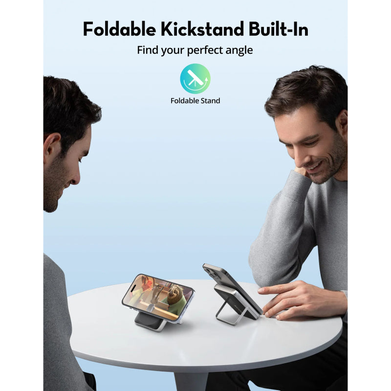 RAVPower RP-PB1217 PD Pioneer -طاقة لاسلكي  - 10000 مللي أمبير / 15 واط / يو اس بي/ أسود