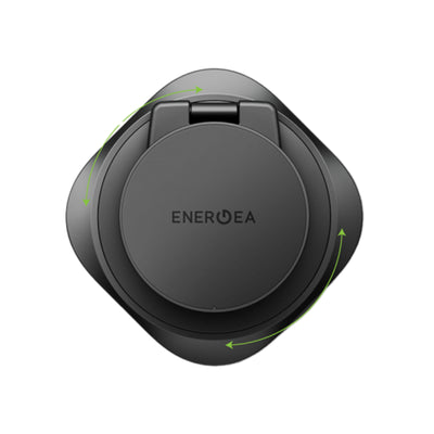 Energea AluMag Gyro 3-in-1 Foldable Wireless Charger - 35W / Gunmetal