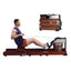 King Smith WM10 Tri-Fold Water Rowing Machine - Walnut