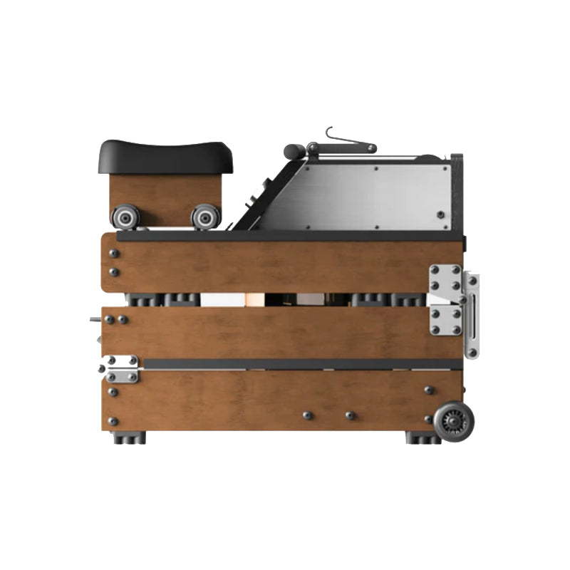 King Smith WM10 Tri-Fold Water Rowing Machine - Walnut