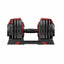 KingSmith 3-in-1 Adjustable Dumbbell - 2.5 kg - 24 kg / Textured Anti-Slip Grip