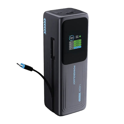 Powerology Thunderamp Power Bank - 30,000mAh / 140W PD / Gray