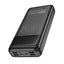 هوكو  طاقة - 30000mAh / 65W PD / يو اس بي/ يو اس بي/ أسود