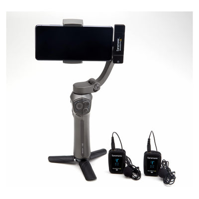 Saramonic 2.4GHz Dual Channel Wireless Microphone System - Black