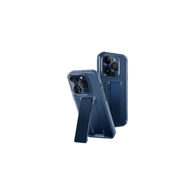 Uniq Hybrid Heldro Mount With Stand Case for Apple iPhone 15 Pro - Ultramarine Deep Blue