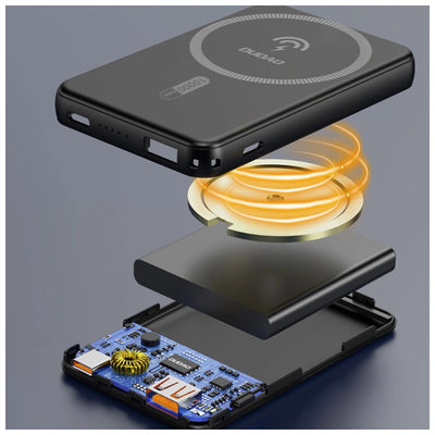 DUDAO K14S+ MagSafe Power Bank with Stand - 10,000mAh / 20W / Black