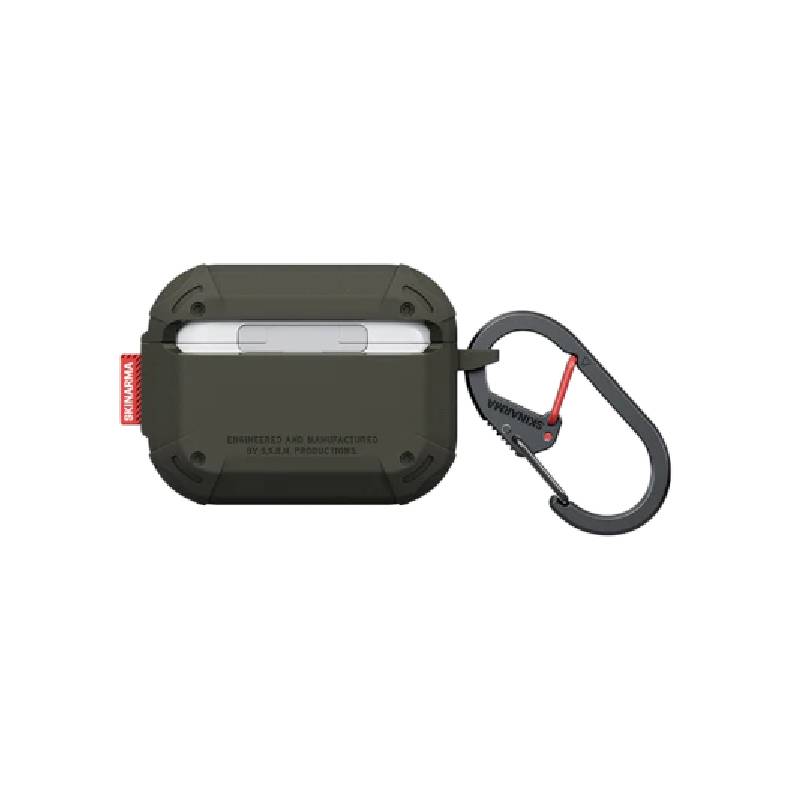 حافظة SkinArma Mecha Le قفل  ايربودز برو - لون الغابة