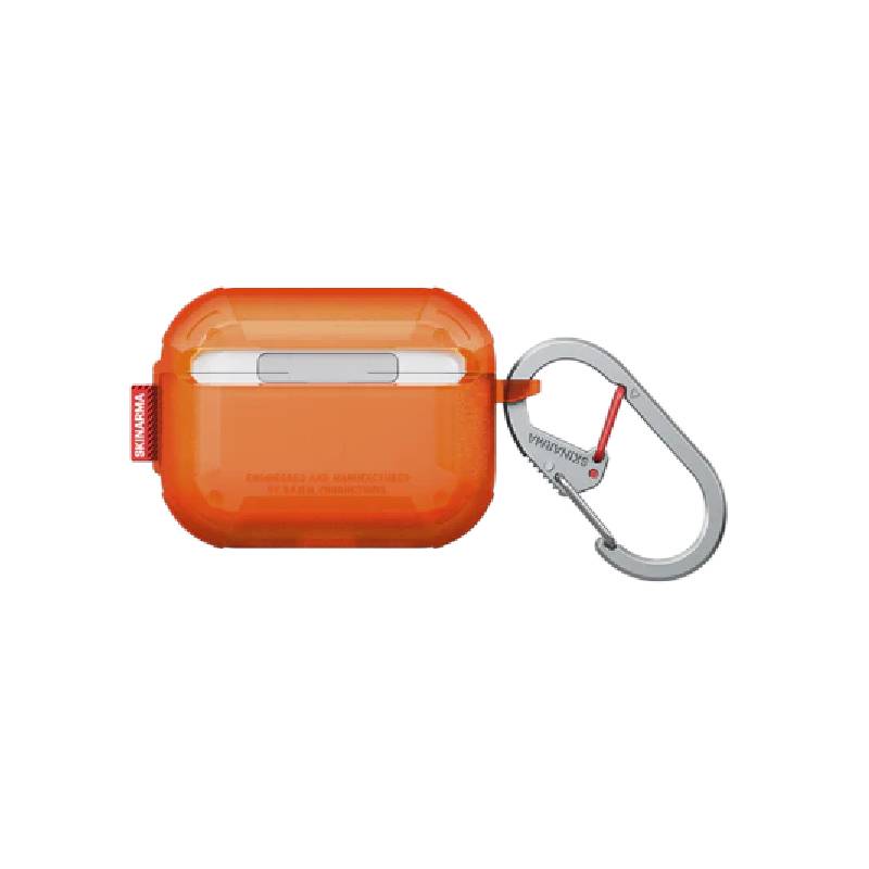 SkinArma Mecha Le قفل حافظة  ايربودز برو - Frost برتقالي
