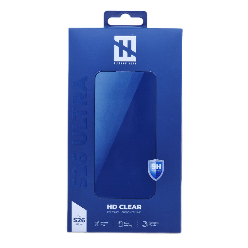 Elephant Horn HD Clear Premium Tempered Glass For Samsung Galaxy S26 Ultra - Clear