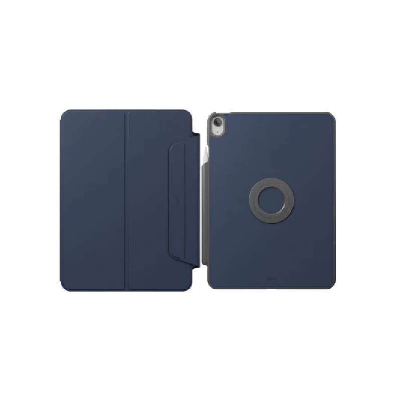 Uniq Rovus Snap Mount Magnetic 360 Rotating Detachable Case for Apple iPad 11 A16 - Navy Blue