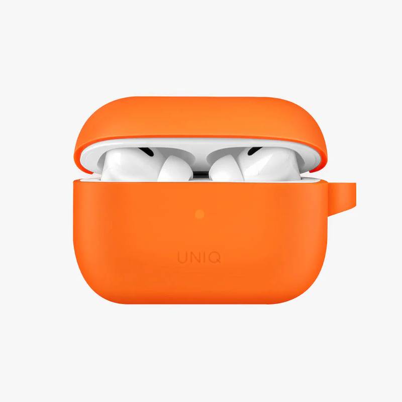 حافظة  ايربودز برو الجيل الثاني  من Uniq Vencer مصنوعة منالجيل  حافظة  برتقالي داكن